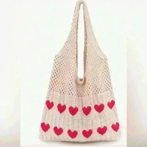 Hatisan 1 Pc Crochet Tote Bag